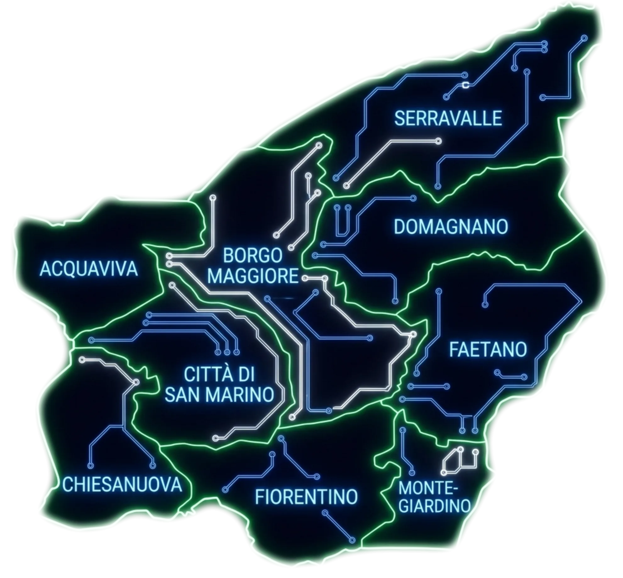 Mappa San Marino